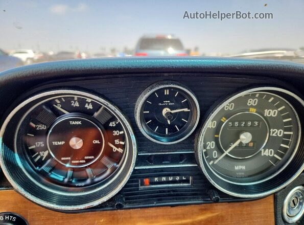 11407312002490 1973 MERCEDES-BENZ 280-CLASS Красный Вид щитка приборов