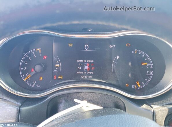 1C4RJFBG1HC742645 2017 JEEP GRAND Black Вид задніх сидінь