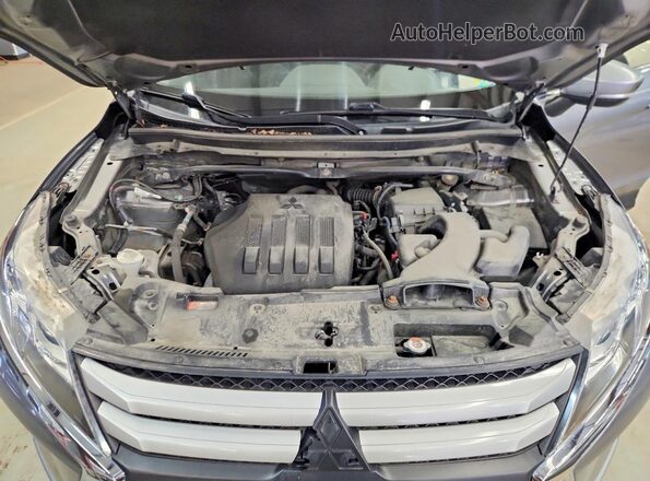 JA4AT3AA8KZ028822 2019 MITSUBISHI ECLIPSE Silver Vista de la etiqueta del VIN