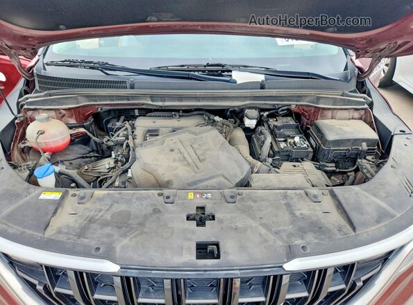KNDNB4H34R6389418 2024 KIA CARNIVAL Red Vista de la etiqueta del VIN