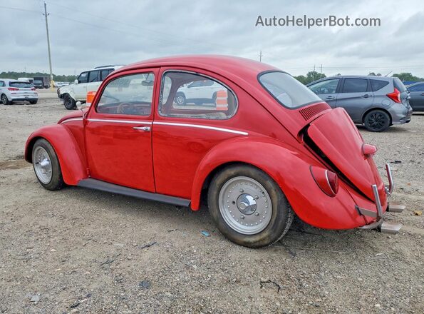 116755044 1966 VOLKSWAGEN BEETLE Red უკანა მარცხენა