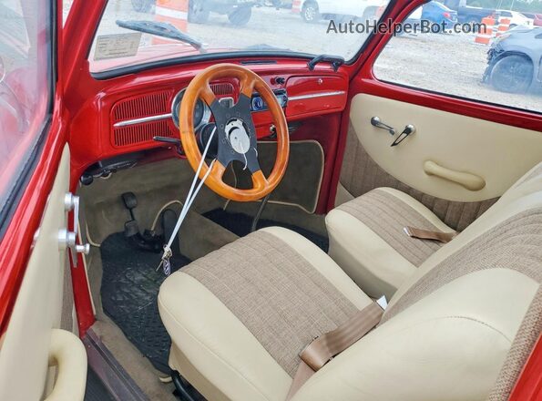 116755044 1966 VOLKSWAGEN BEETLE Red წინა პანელის ხედი