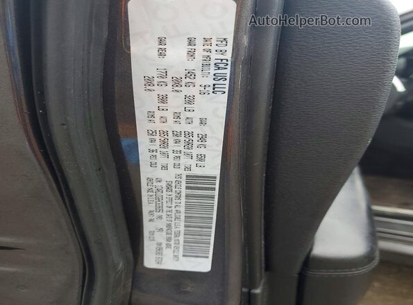 1C4RDJDG6HC639356 2017 DODGE DURANGO Угольный 