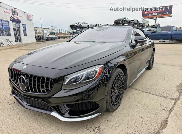 WDDXK8CB9HA018366 2017 MERCEDES-BENZ S Черный Задняя правая четверть
