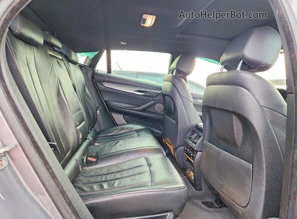 5UXKU0C59K0S97436 2019 BMW X6 Gray Вид задньої частини салону