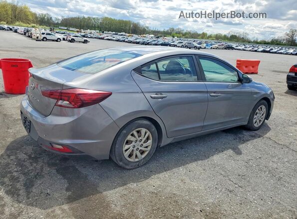 5NPD74LF9KH466987 2019 HYUNDAI ELANTRA Gray 