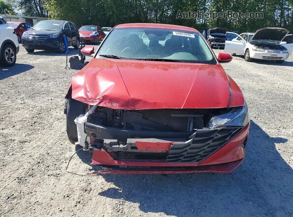 KMHLM4AJ1PU038383 2023 HYUNDAI ELANTRA Red 
