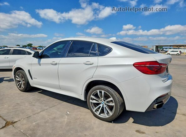 5UXKU2C36H0X46932 2017 BMW X6 Белый Задняя правая четверть