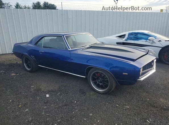 123379N552517 1969 CHEVROLET CAMARO Blue წინა მარჯვენა