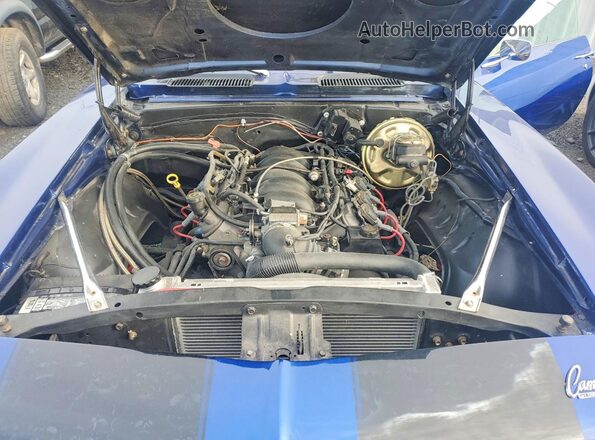 123379N552517 1969 CHEVROLET CAMARO Blue უკანა სალონის ხედი