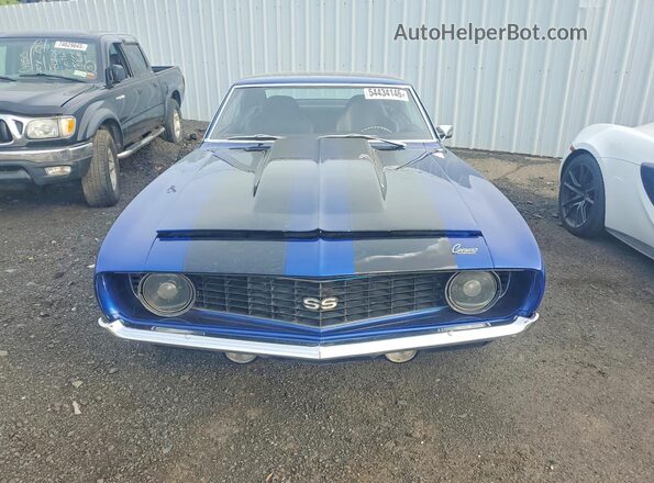 123379N552517 1969 CHEVROLET CAMARO Blue წინა ხედი