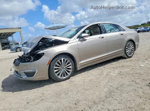 3LN6L5A98KR619133 2019 LINCOLN MKZ Кремовый Задняя левая четверть