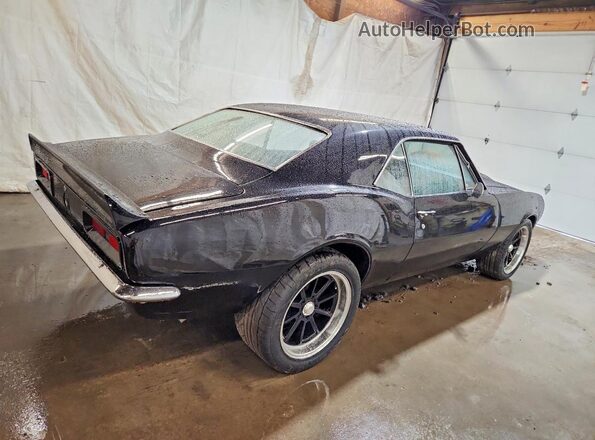 124377N222554 1967 CHEVROLET CAMARO Черный Задняя правая четверть