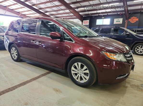 5FNRL5H6XGB122655 2016 HONDA ODYSSEY Burgundy 