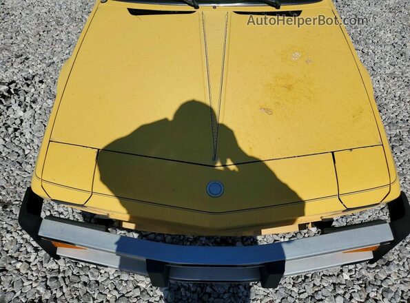 128AS0055503 1976 FIAT UK Yellow Вид задньої частини салону