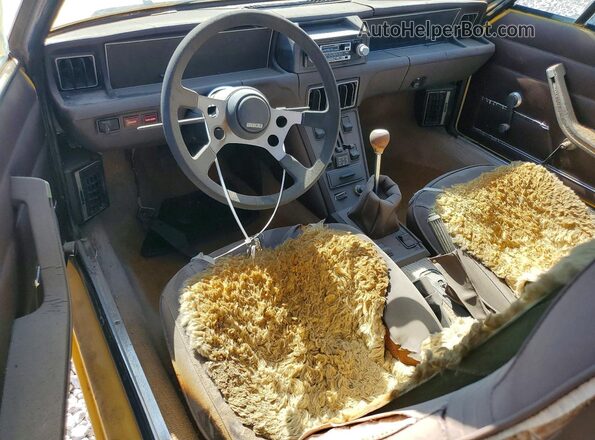 128AS0055503 1976 FIAT UK Yellow Вид панелі приладів