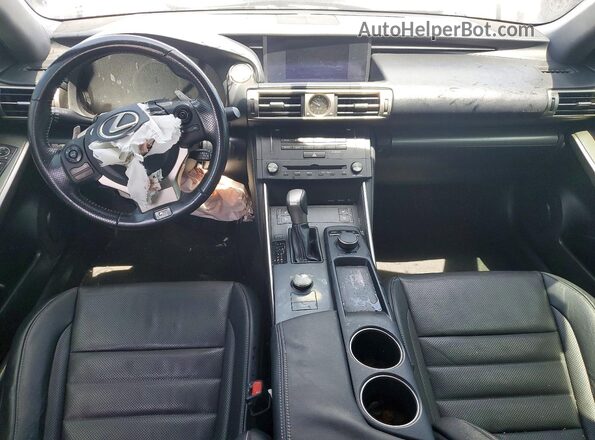 JTHBA1D27G5038442 2016 LEXUS IS Silver Սարքավորումների վահանակի տեսք
