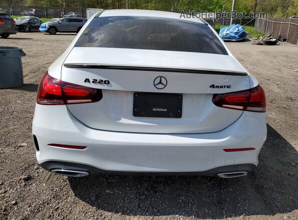 W1K3G4FB6MJ299458 2021 MERCEDES-BENZ A White Widok wnętrza z przodu