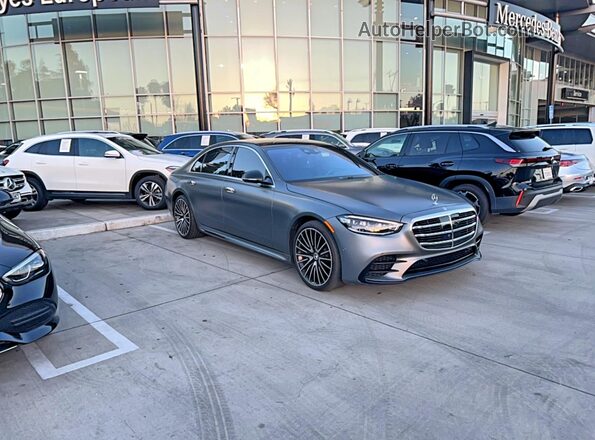 W1K6G6DB1NA105593 2022 MERCEDES-BENZ S Gray 