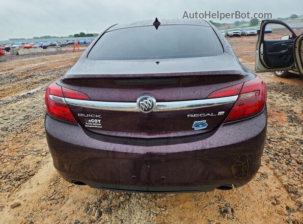 2G4GL5EX9H9121664 2017 BUICK REGAL Burgundy Widok wnętrza z przodu
