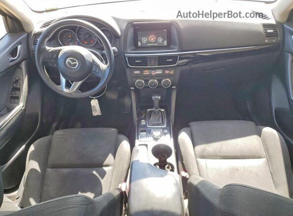 JM3KE2BY6G0832131 2016 MAZDA CX-5 Gray Widok zestawu wskaźników