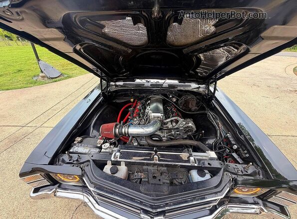 136371B182449 1971 CHEVROLET CHEVELLE Black წინა სალონის ხედი