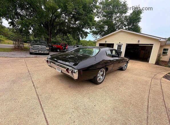 136371B182449 1971 CHEVROLET CHEVELLE Black წინა მარჯვენა