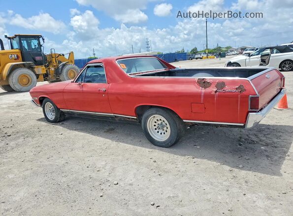 136808B214755 1968 CHEVROLET EL Красный 