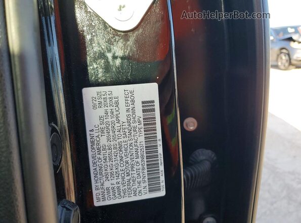 5FNYF8H53NB025371 2022 HONDA PASSPORT Black სალონის 360-გრადუსიანი ხედი