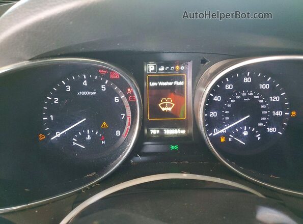 KM8SR4HF4HU218182 2017 HYUNDAI SANTA Silver 