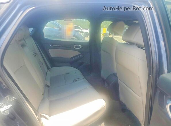 19XFL1H81PE010376 2023 HONDA CIVIC Black Rear interior view