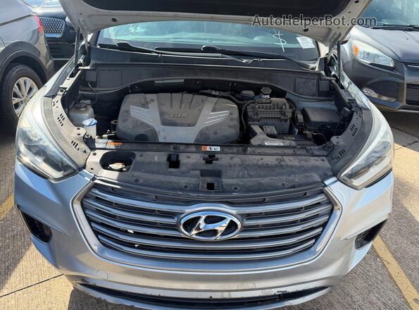 KM8SMDHF3HU179406 2017 HYUNDAI SANTA Silver 
