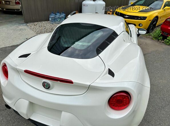 ZARBAAA41GM177436 2016 ALFA ROMEO 4C White VIN sticker view