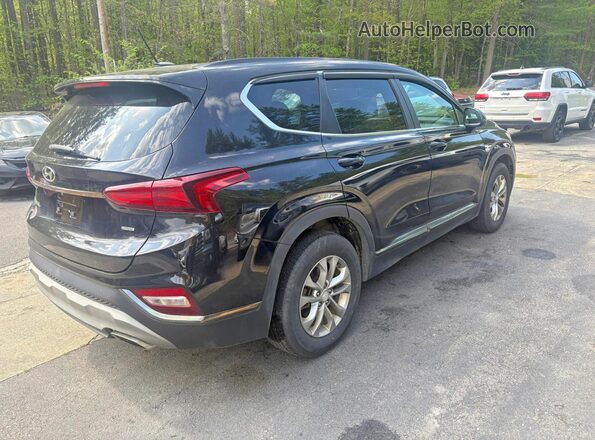 5NMS2CAD6KH085144 2019 HYUNDAI SANTA Black Vista frontal