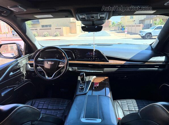 1GYS4RKL0MR402945 2021 CADILLAC ESCALADE Черный Вид задних сидений