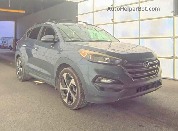 KM8J3CA28GU094821 2016 HYUNDAI TUCSON Gray 