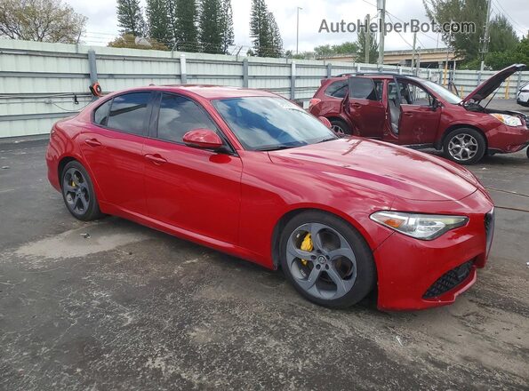 ZARFAMAN4K7599798 2019 ALFA ROMEO GIULIA Red Вид спереду
