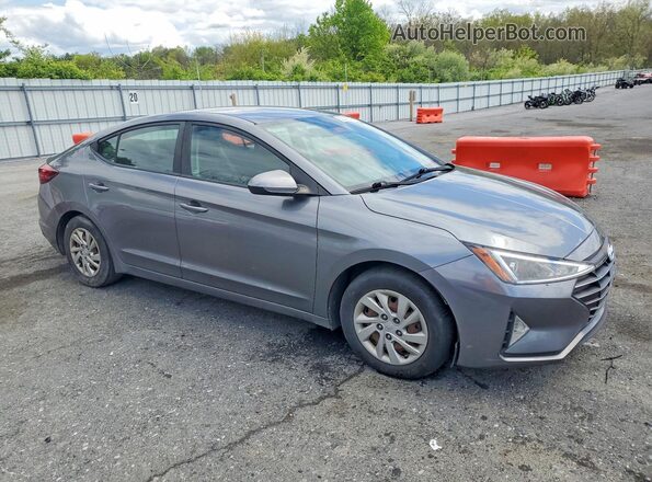 5NPD74LF9KH466987 2019 HYUNDAI ELANTRA Gray 