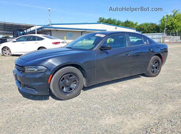 2C3CDXAG6HH649125 2017 DODGE CHARGER Black Rear left