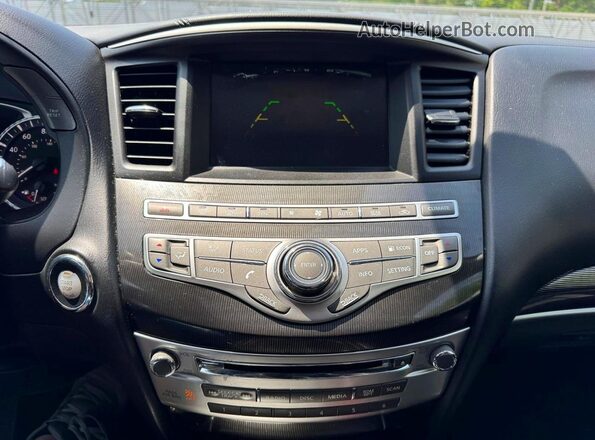 5N1DL0MM9KC565978 2019 INFINITI QX60 Black Vista de los asientos traseros