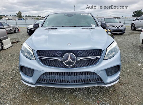 4JGED6EB3HA067703 2017 MERCEDES-BENZ GLE Blue Rear view