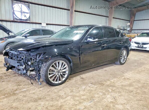 JN1EV7AR5LM254252 2020 INFINITI Q50 Black Tył lewy