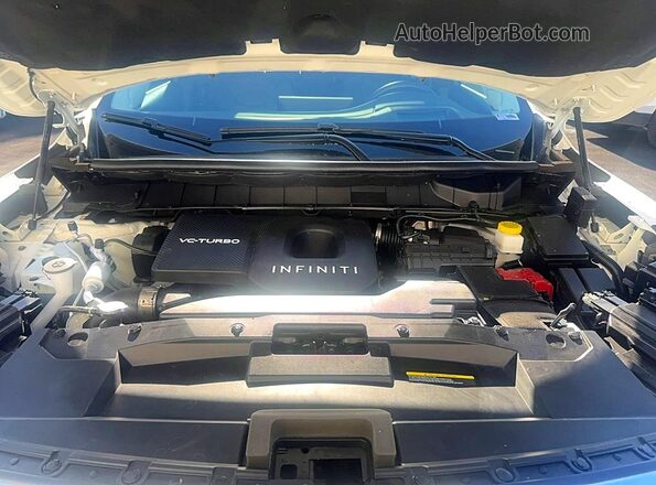 5N1AL1FR4SC338327 2025 INFINITI QX60 White Вид панелі приладів