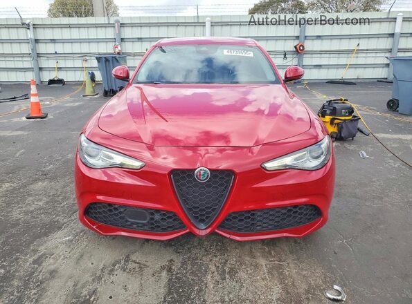 ZARFAMAN4K7599798 2019 ALFA ROMEO GIULIA Red Вид ззаду
