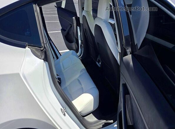5YJ3E1EB8NF276384 2022 TESLA MODEL White Rear view