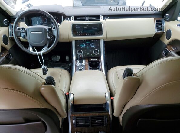 SALWR2RUXKA862536 2019 LAND ROVER RANGE ROVER White Widok zestawu wskaźników
