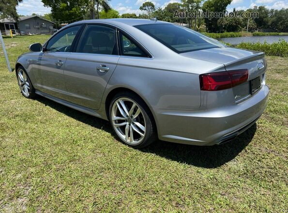 WAUJGAFCXGN100544 2016 AUDI A6 Gray Delantero derecho