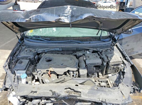 5NPE24AF3KH749620 2019 HYUNDAI SONATA Black Vista del compartimento del motor