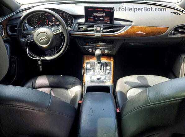 WAUCFAFC0GN134200 2016 AUDI A6 Black Vista del cuadro de instrumentos