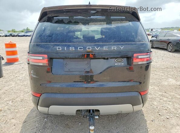 SALRRBBV4HA016105 2017 LAND ROVER DISCOVERY Black Widok wnętrza z przodu